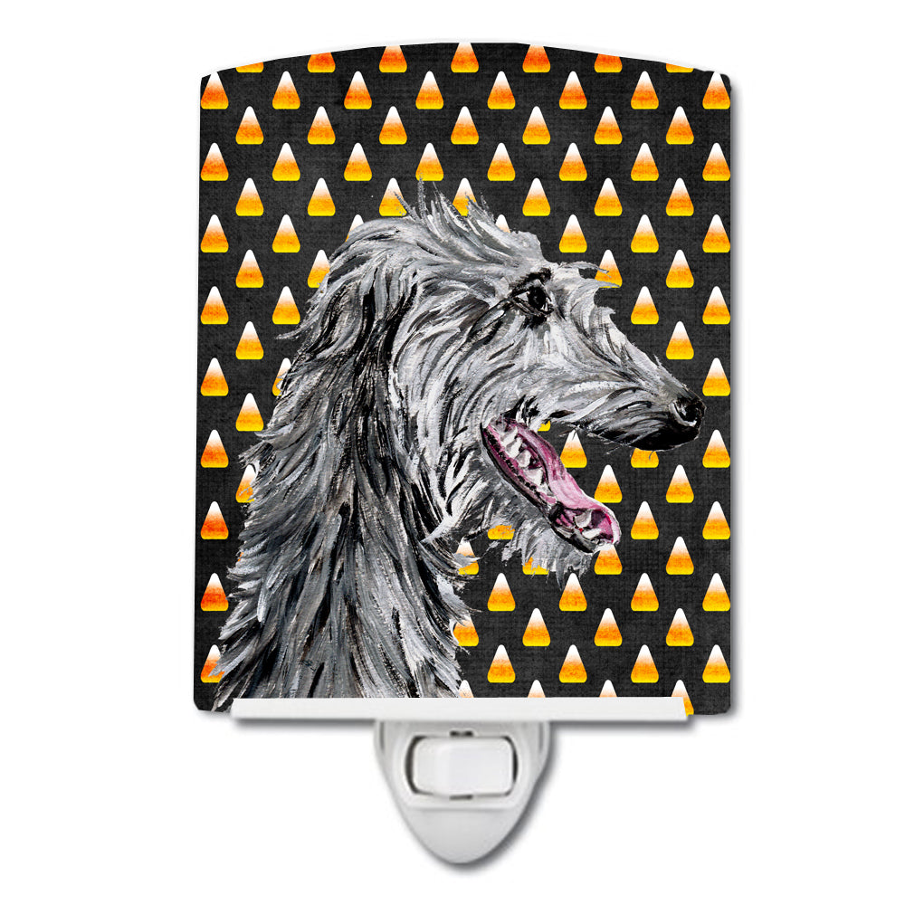 Scottish Deerhound Candy Corn Halloween Ceramic Night Light SC9669CNL - the-store.com