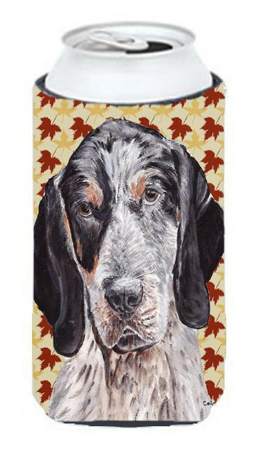 Blue Tick Coonhound Fall Leaves Tall Boy Beverage Insulator Hugger SC9673TBC by Caroline's Treasures