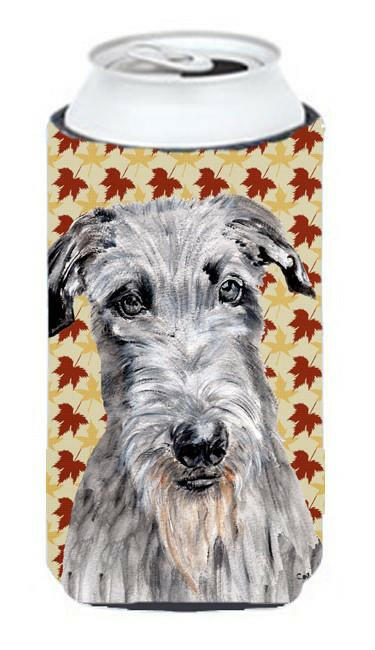 Scottish Deerhound Fall Leaves Tall Boy Beverage Insulator Hugger SC9682TBC by Caroline&#39;s Treasures