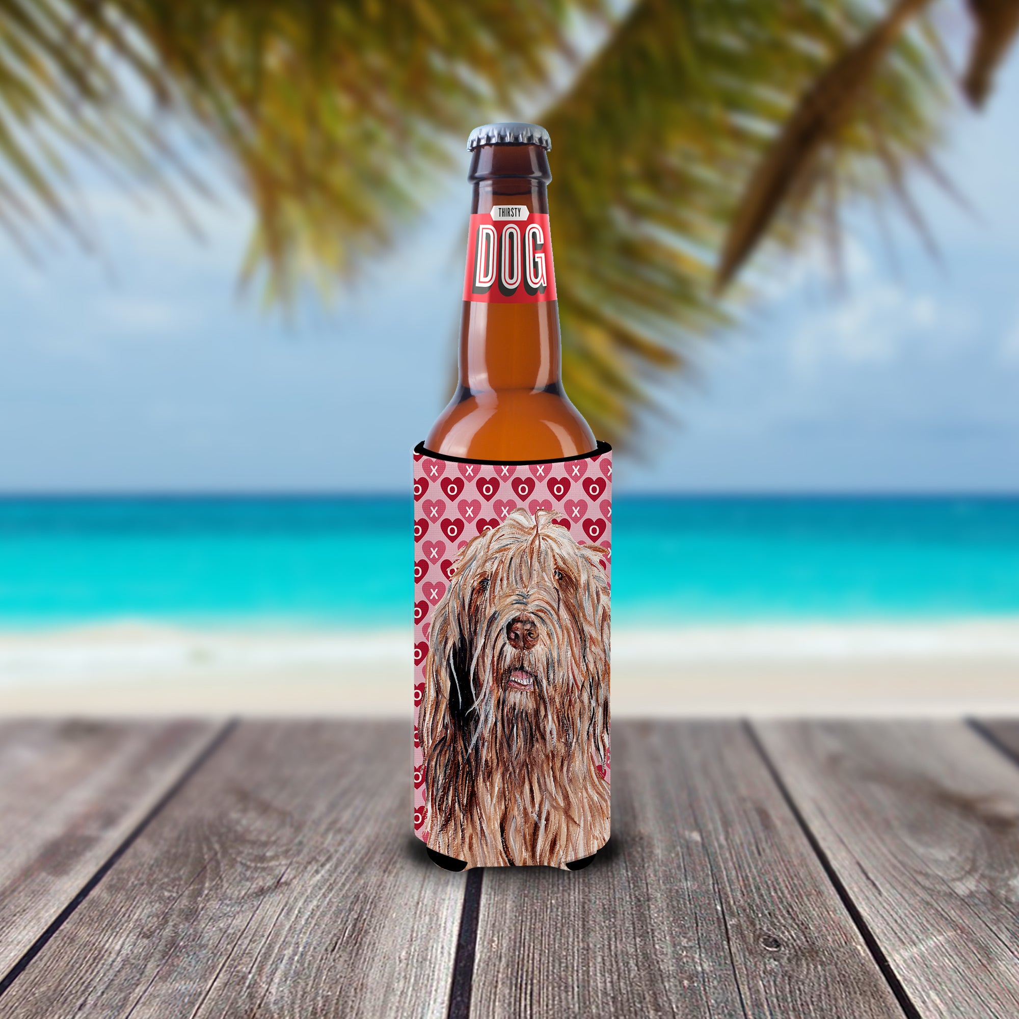 Otterhound Hearts and Love Ultra Beverage Insulators for slim cans SC9709MUK.