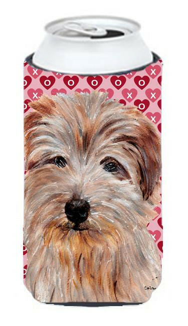 Norfolk Terrier Hearts and Love Tall Boy Beverage Insulator Hugger SC9712TBC by Caroline&#39;s Treasures