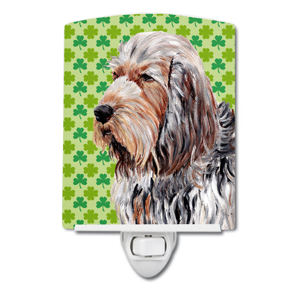 Otterhound Lucky Shamrock St. Patrick's Day Ceramic Night Light SC9732CNL - the-store.com