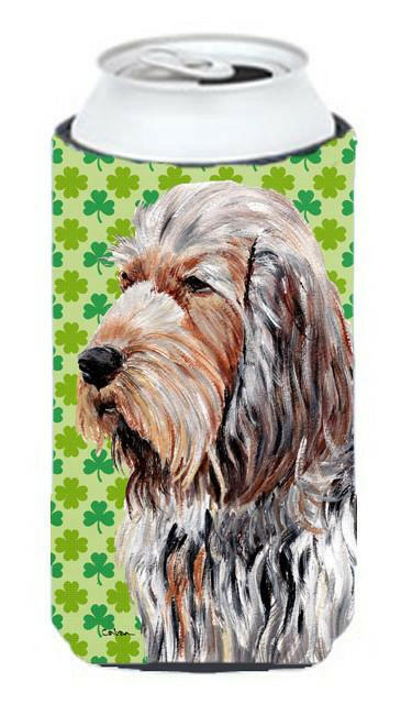 Otterhound Lucky Shamrock St. Patrick&#39;s Day Tall Boy Beverage Insulator Hugger SC9732TBC by Caroline&#39;s Treasures