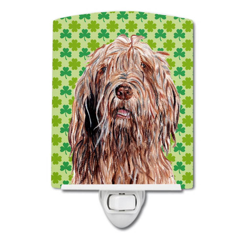 Otterhound Lucky Shamrock St. Patrick's Day Ceramic Night Light SC9733CNL - the-store.com