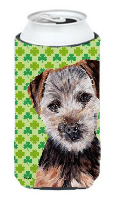 Norfolk Terrier Puppy Lucky Shamrock St. Patrick's Day Tall Boy Beverage Insulator Hugger SC9735TBC by Caroline's Treasures