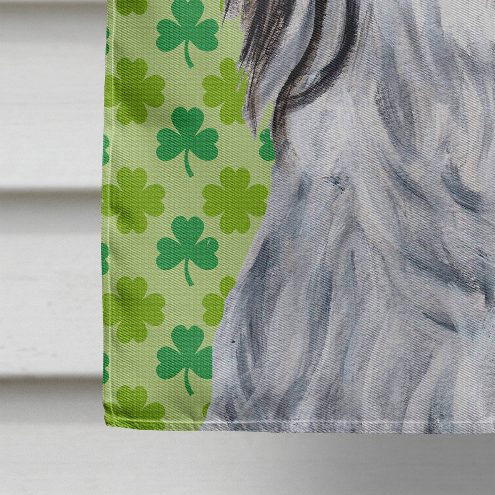 Havanese Lucky Shamrock St. Patrick's Day Flag Canvas House Size SC9737CHF  the-store.com.