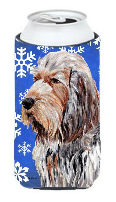 Otterhound Winter Snowflakes Tall Boy Beverage Insulator Hugger SC9780TBC by Caroline's Treasures