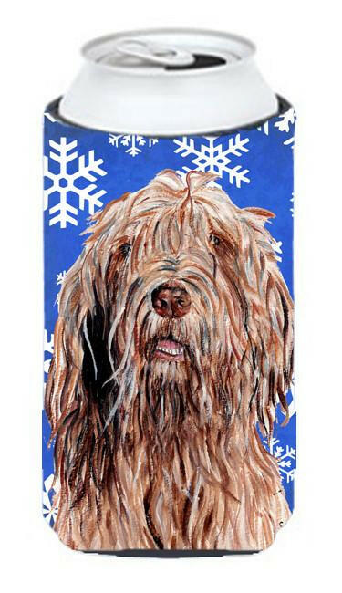 Otterhound Winter Snowflakes Tall Boy Beverage Insulator Hugger SC9781TBC by Caroline's Treasures