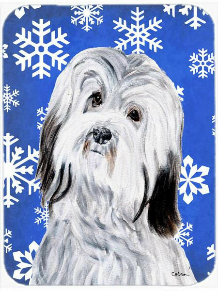 Havanese Winter Snowflakes Mouse Pad, Hot Pad or Trivet SC9785MP by Caroline&#39;s Treasures