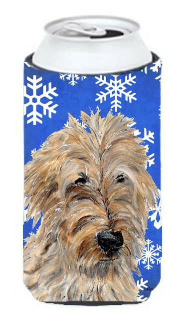 Golden Doodle 2 Winter Snowflakes Tall Boy Beverage Insulator Hugger SC9787TBC by Caroline's Treasures