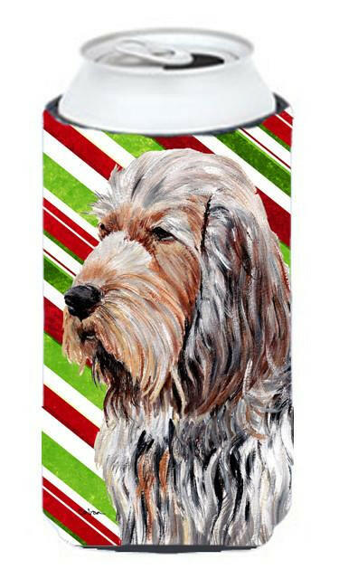 Otterhound Candy Cane Christmas Tall Boy Beverage Insulator Hugger SC9804TBC by Caroline's Treasures