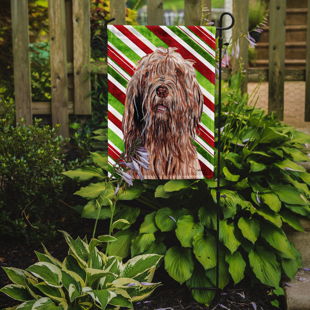 Otterhound Candy Cane Christmas Flag Garden Size SC9805GF  the-store.com.