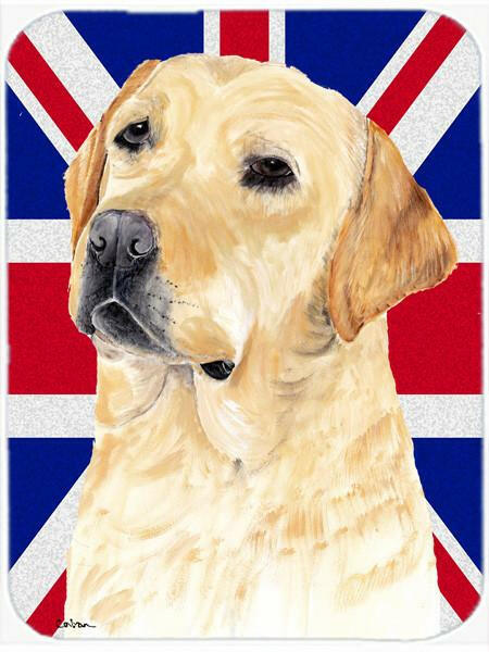 Labrador with English Union Jack British Flag Mouse Pad, Hot Pad or Trivet SC9833MP by Caroline's Treasures