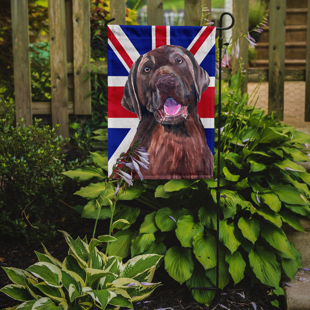 Labrador with English Union Jack British Flag Flag Garden Size SC9841GF  the-store.com.