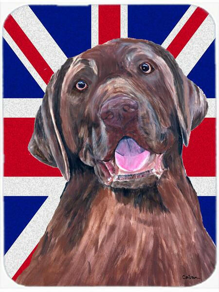 Labrador with English Union Jack British Flag Mouse Pad, Hot Pad or Trivet SC9841MP by Caroline's Treasures