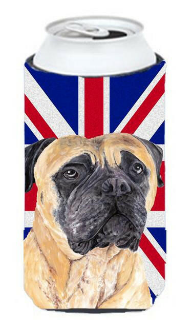 Mastiff with English Union Jack British Flag Tall Boy Beverage Insulator Hugger SC9842TBC by Caroline's Treasures