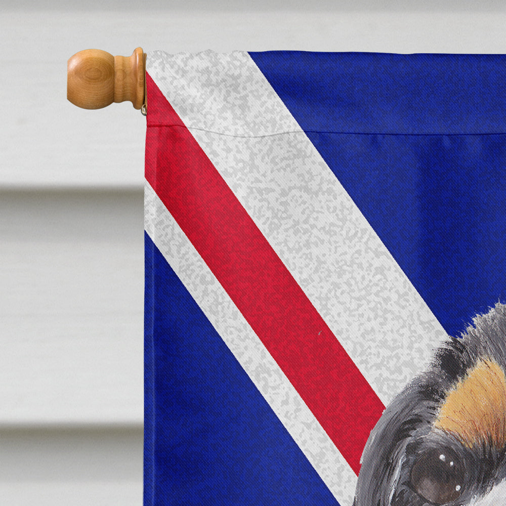 Cavalier Spaniel with English Union Jack British Flag Flag Canvas House Size SC9848CHF  the-store.com.