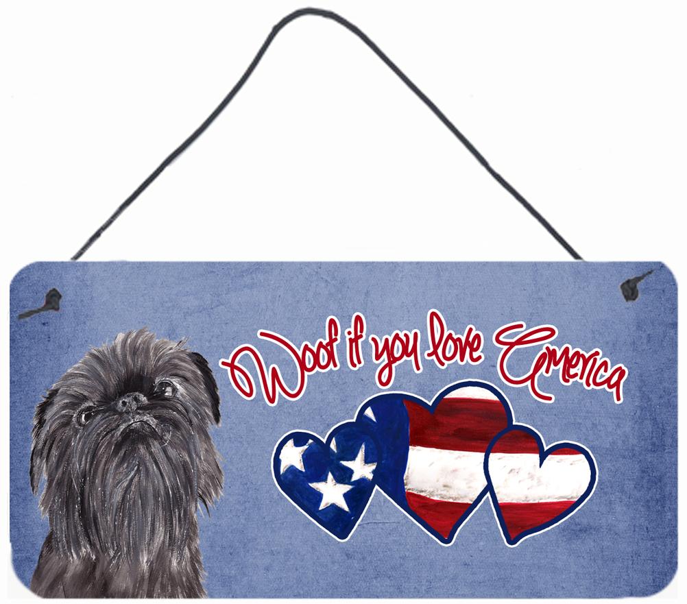 Woof if you love America Brussels Griffon Wall or Door Hanging Prints by Caroline&#39;s Treasures