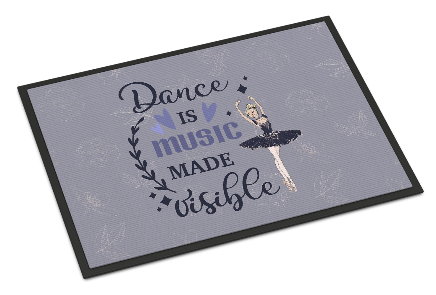 Dance is music made visible Indoor or Outdoor Mat 18x27 - the-store.com