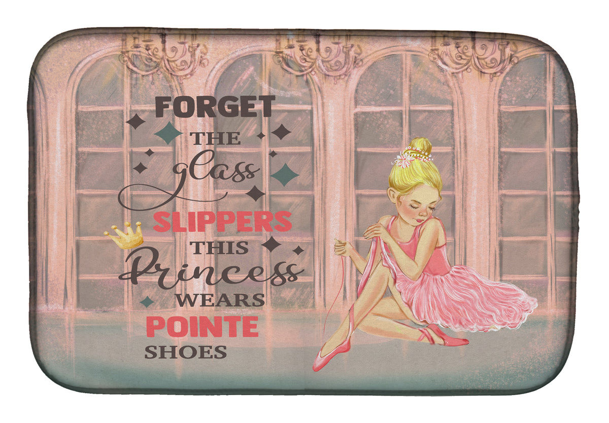 This Princess Wears Pionte Shoes Dance Dish Drying Mat  the-store.com.