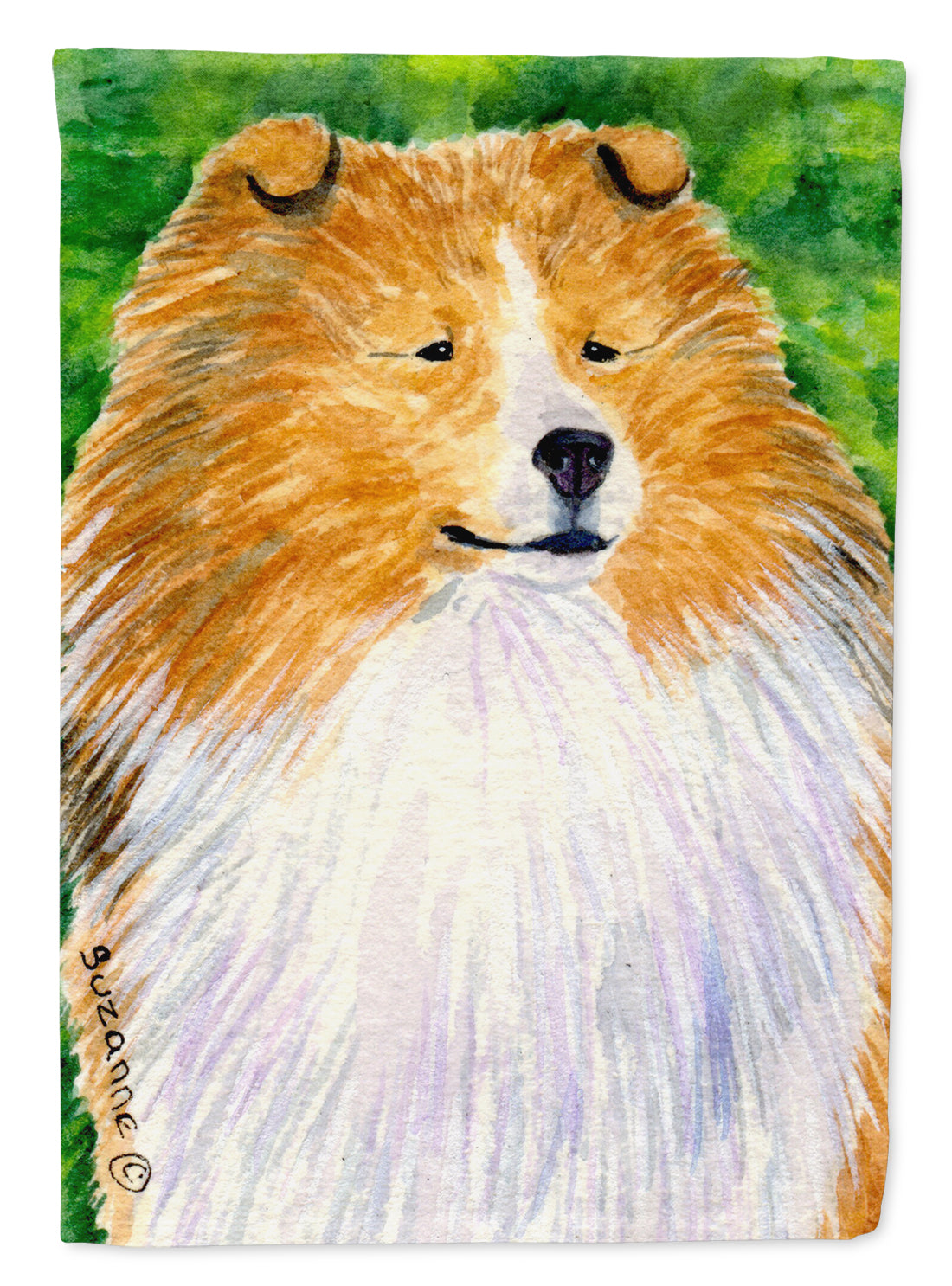 Sheltie Flag Garden Size.