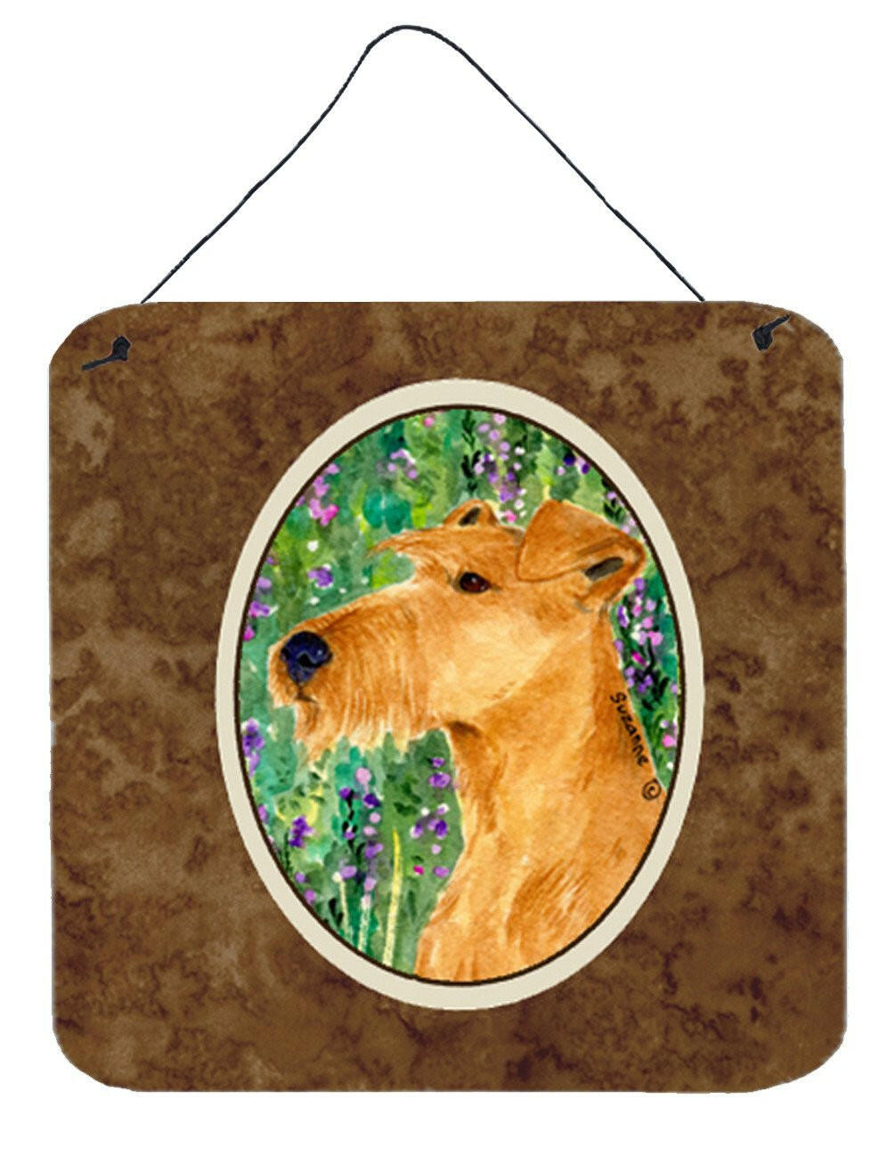 Irish Terrier Aluminium Metal Wall or Door Hanging Prints by Caroline's Treasures