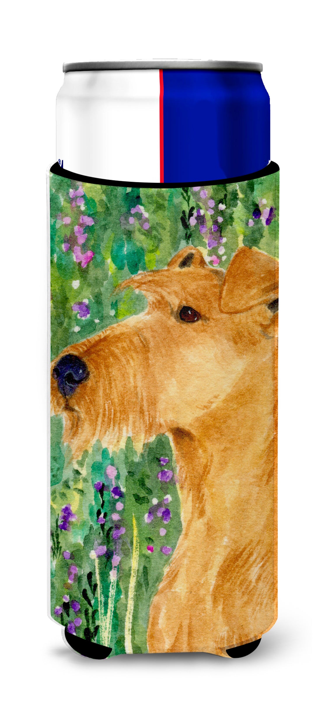 Irish Terrier Ultra Beverage Insulators for slim cans SS1004MUK.