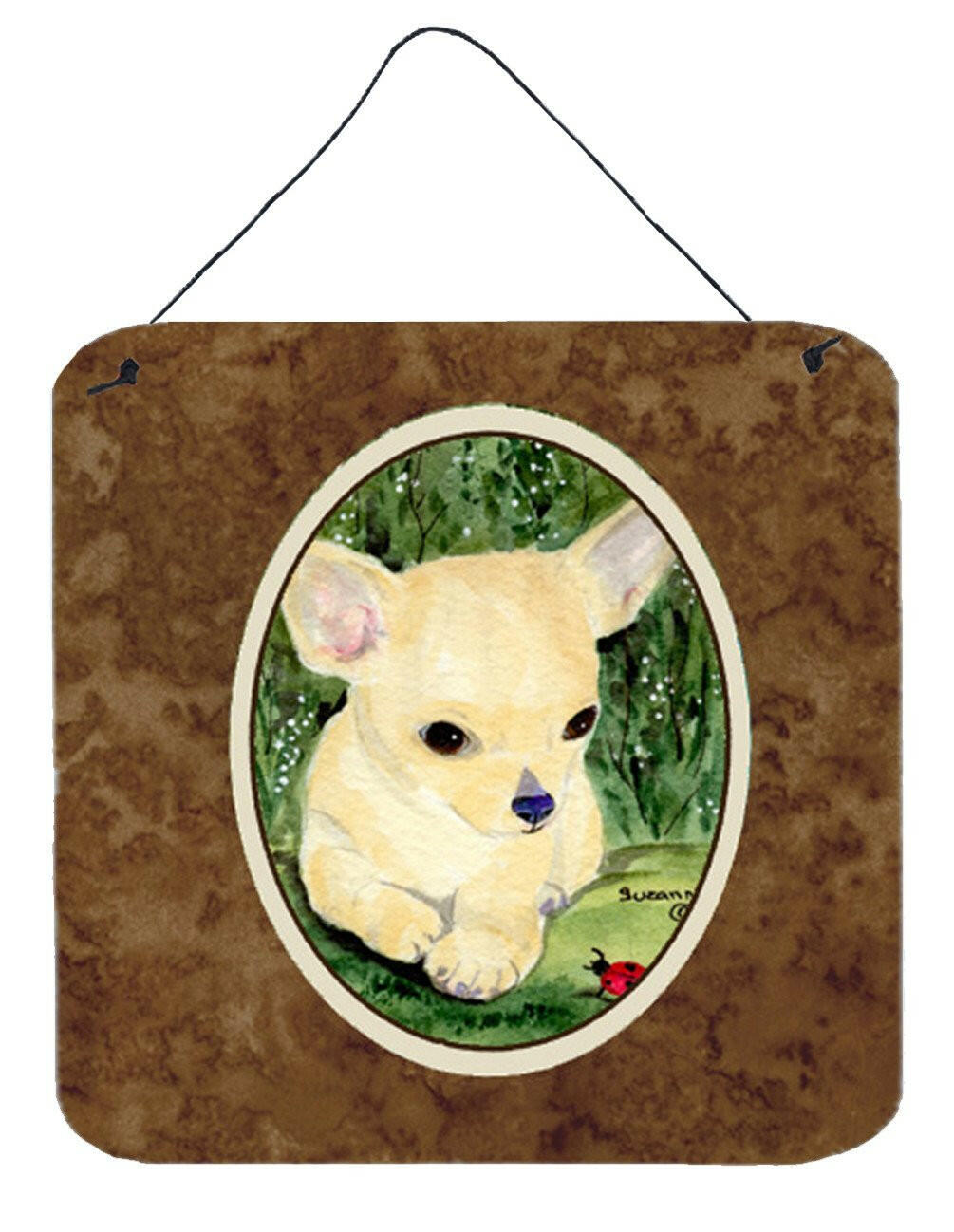 Chihuahua Aluminium Metal Wall or Door Hanging Prints by Caroline&#39;s Treasures