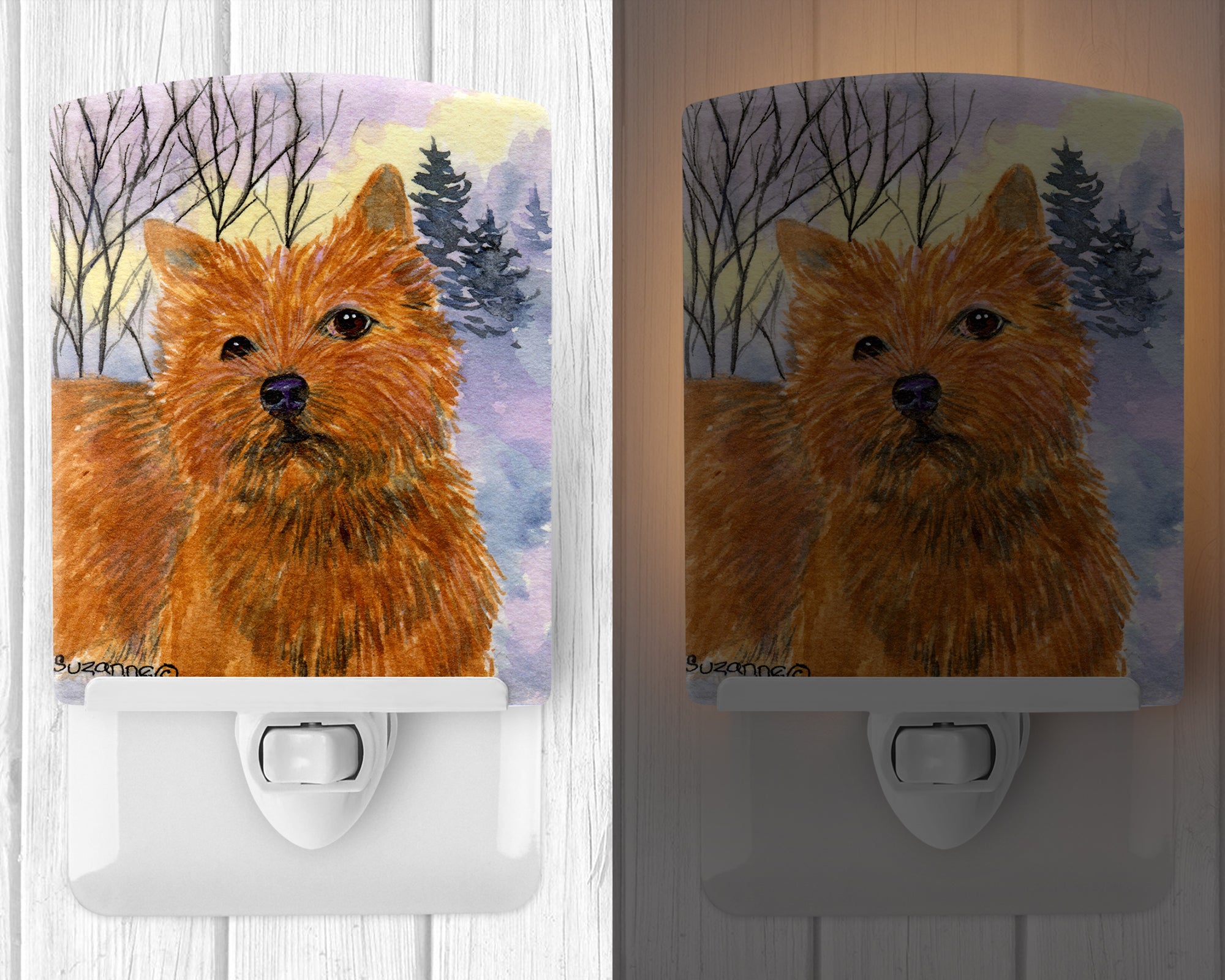 Norwich Terrier Ceramic Night Light SS1012CNL - the-store.com