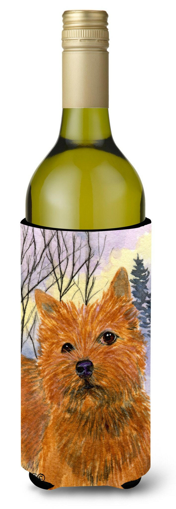 Norwich Terrier Wine Bottle Beverage Insulator Beverage Insulator Hugger by Caroline's Treasures