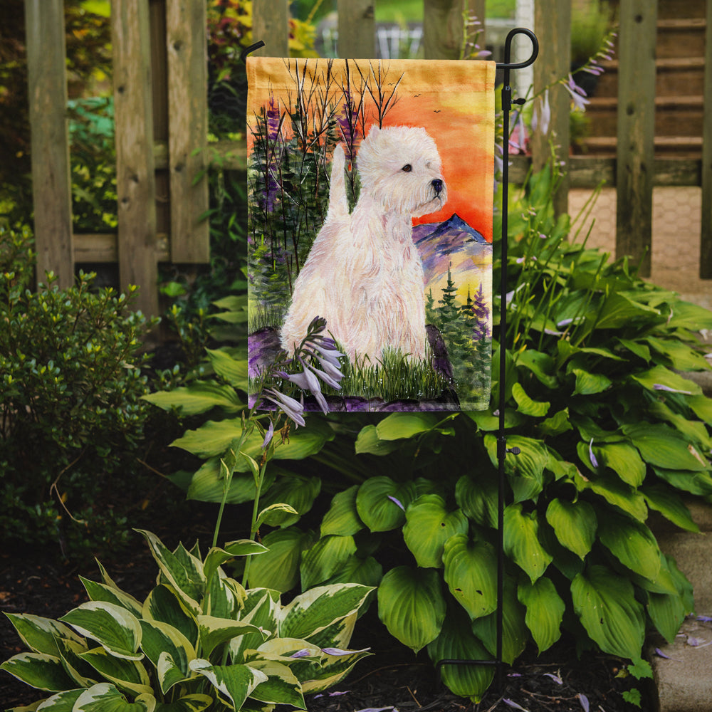 Westie Flag Garden Size.