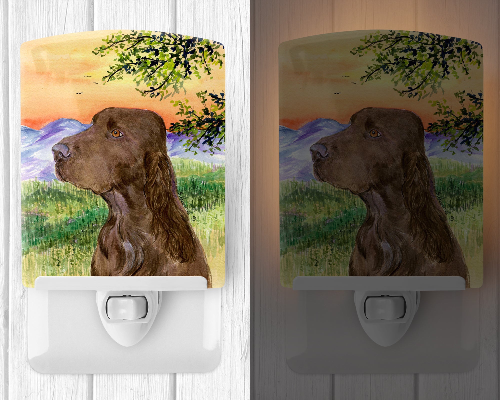 Field Spaniel Ceramic Night Light SS1017CNL - the-store.com