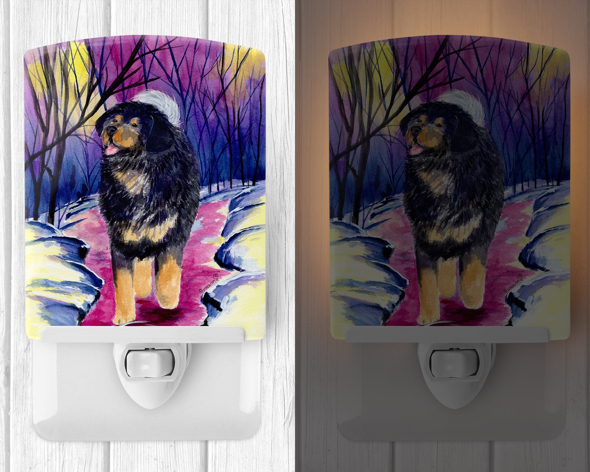 Tibetan Mastiff Ceramic Night Light SS1021CNL - the-store.com