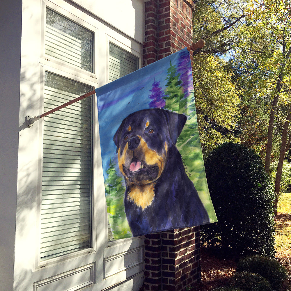 Rottweiler Flag Canvas House Size  the-store.com.