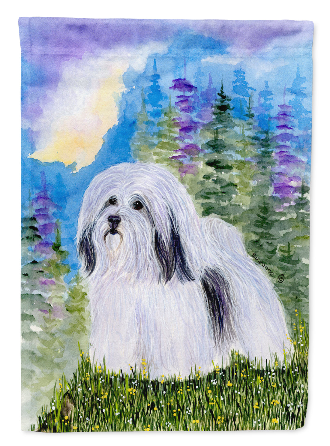 Havanese Flag Garden Size.