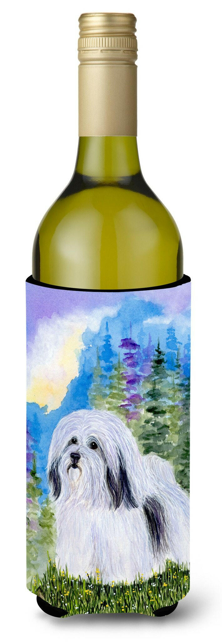 Havanese Wine Bottle Beverage Insulator Beverage Insulator Hugger by Caroline's Treasures