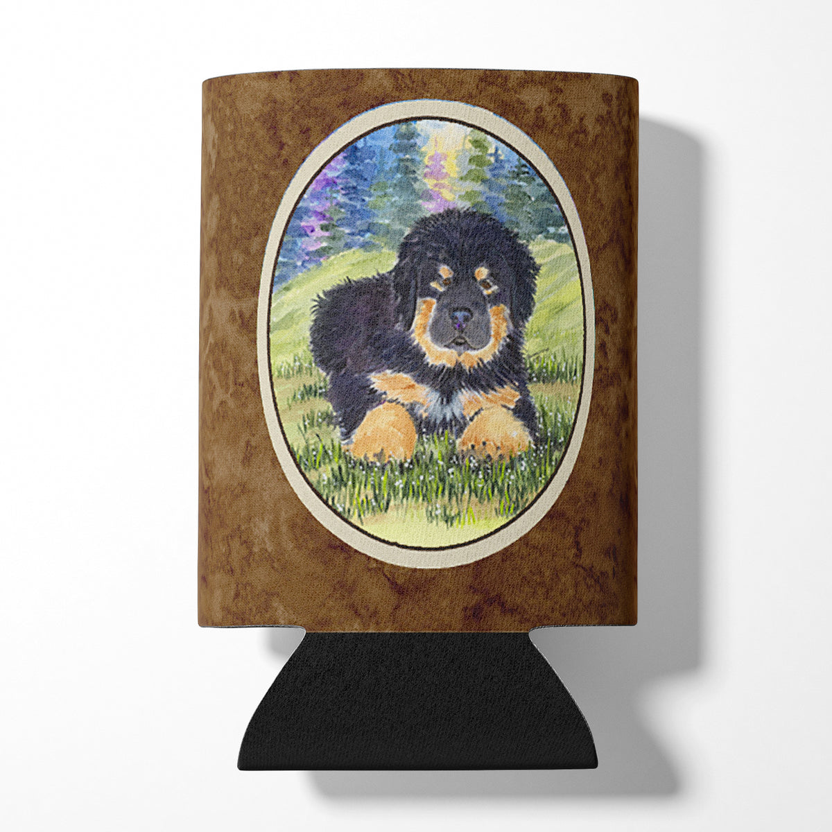 Tibetan Mastiff Can or Bottle Beverage Insulator Hugger.