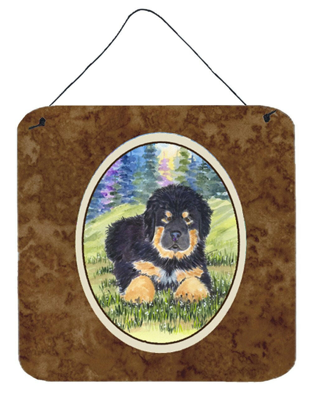 Tibetan Mastiff Aluminium Metal Wall or Door Hanging Prints by Caroline's Treasures