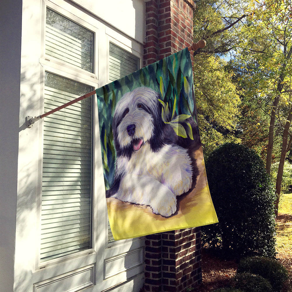 Bearded Collie Flag Canvas House Size  the-store.com.