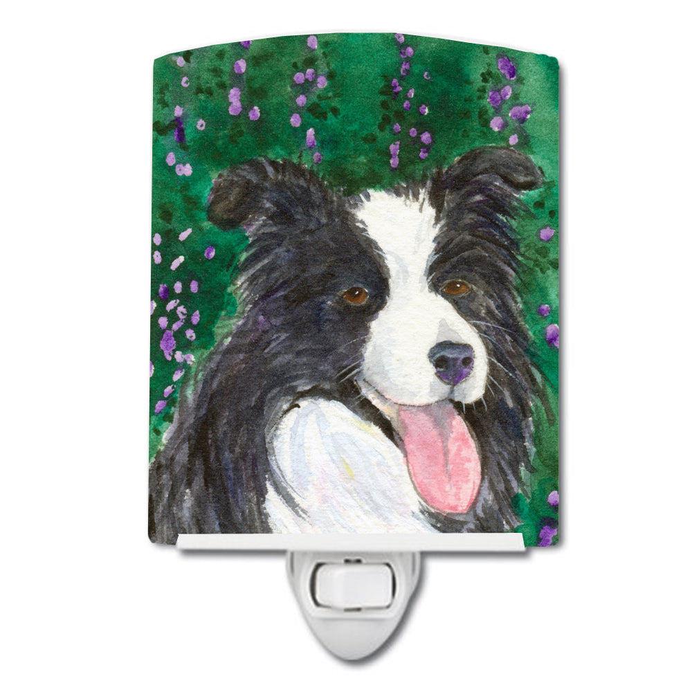 Border Collie Ceramic Night Light SS1053CNL - the-store.com