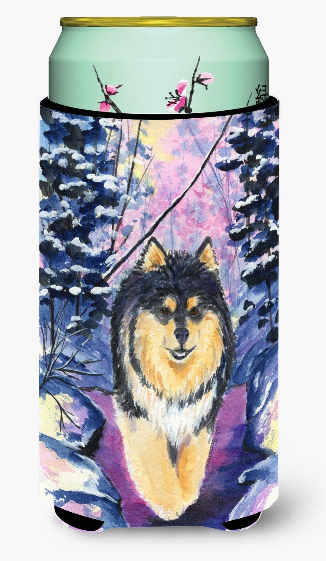 Finnish Lapphund  Tall Boy Beverage Insulator Beverage Insulator Hugger by Caroline&#39;s Treasures