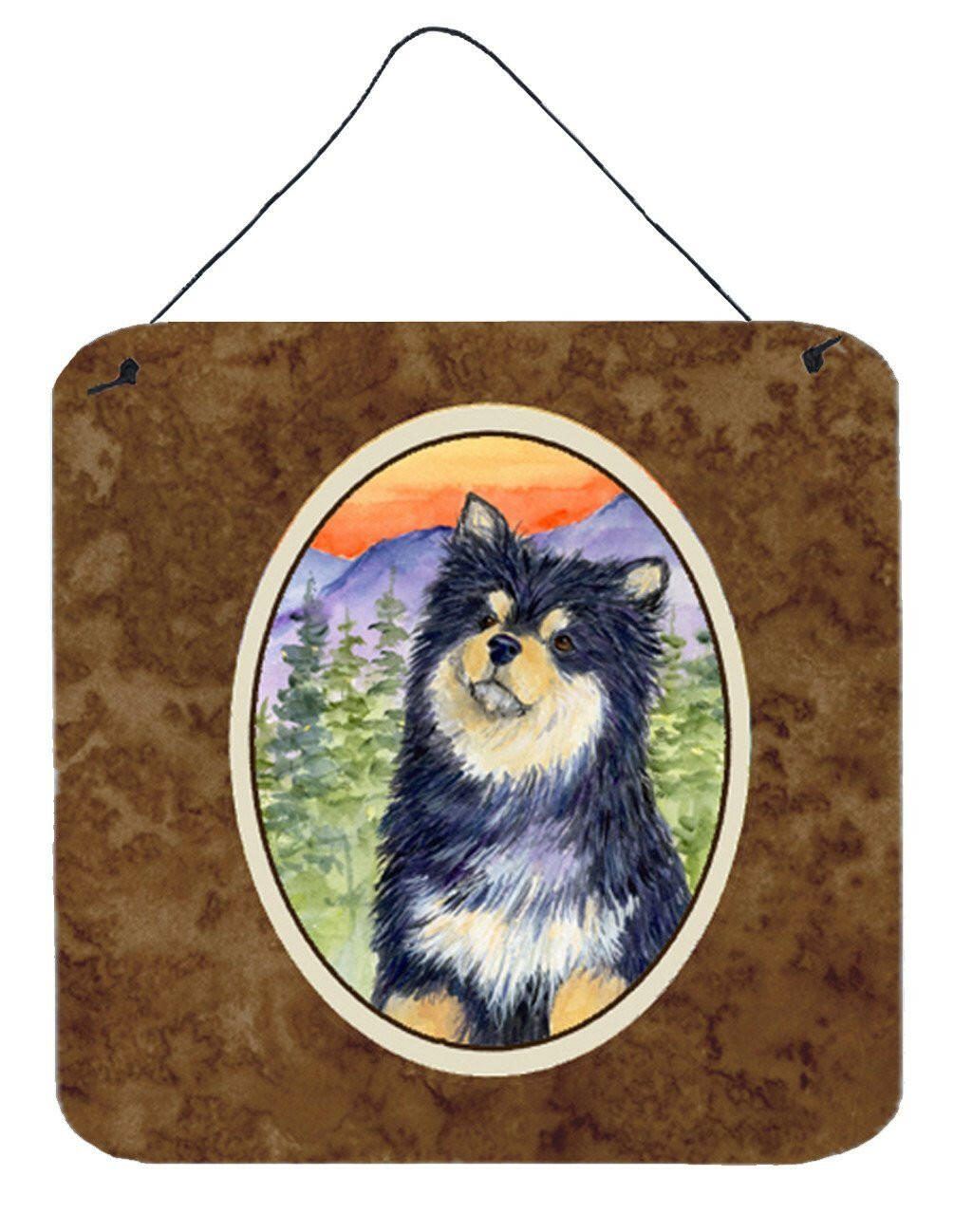 Finnish Lapphund Aluminium Metal Wall or Door Hanging Prints by Caroline's Treasures