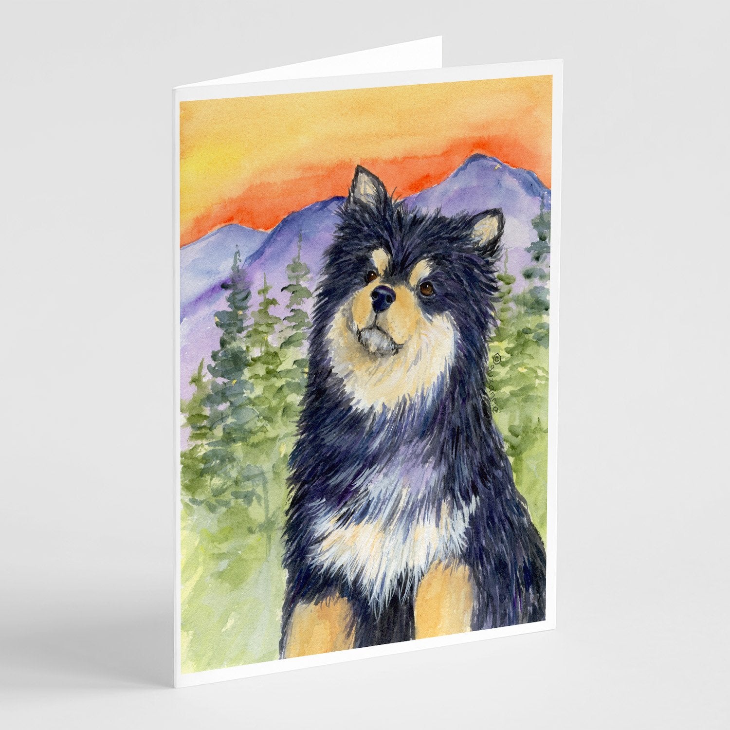 Buy this Finnish Lapphund Greeting Cards and Envelopes Pack of 8