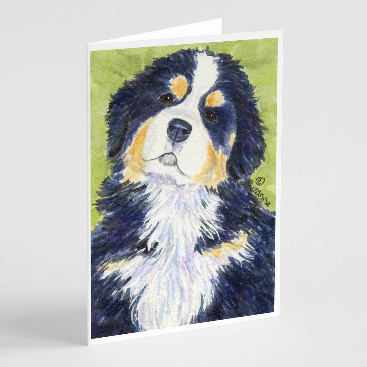 Buy this Bernese Mountain Dog Greeting Cards and Envelopes Pack of 8