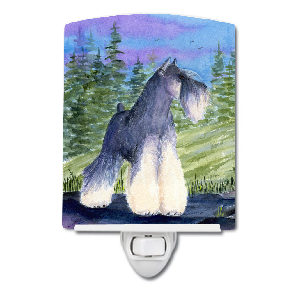 Schnauzer Ceramic Night Light SS1061CNL - the-store.com