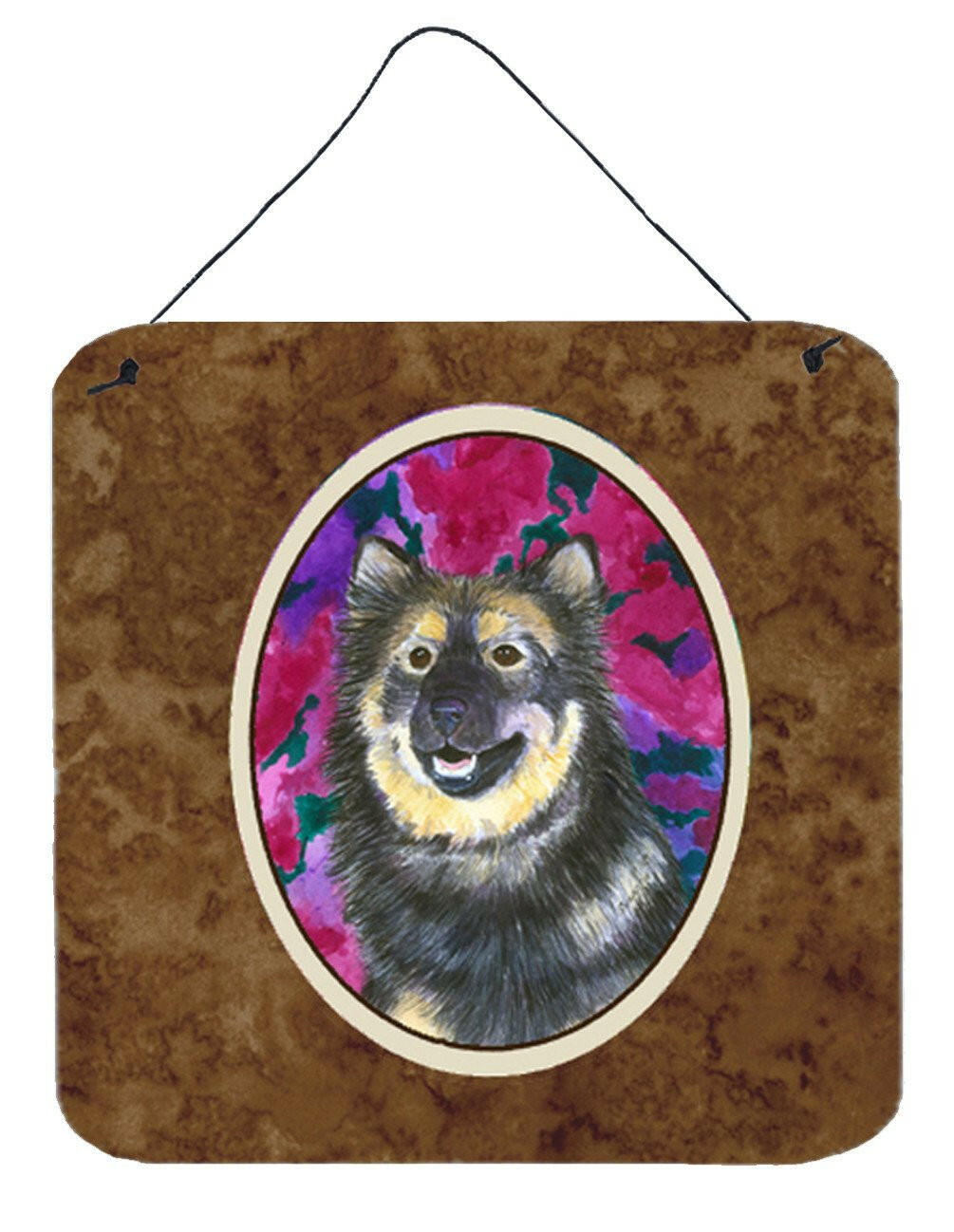 Finnish Lapphund Aluminium Metal Wall or Door Hanging Prints by Caroline's Treasures