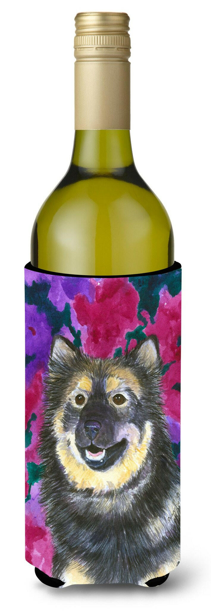 Finnish Lapphund Wine Bottle Beverage Insulator Beverage Insulator Hugger SS1063LITERK by Caroline&#39;s Treasures