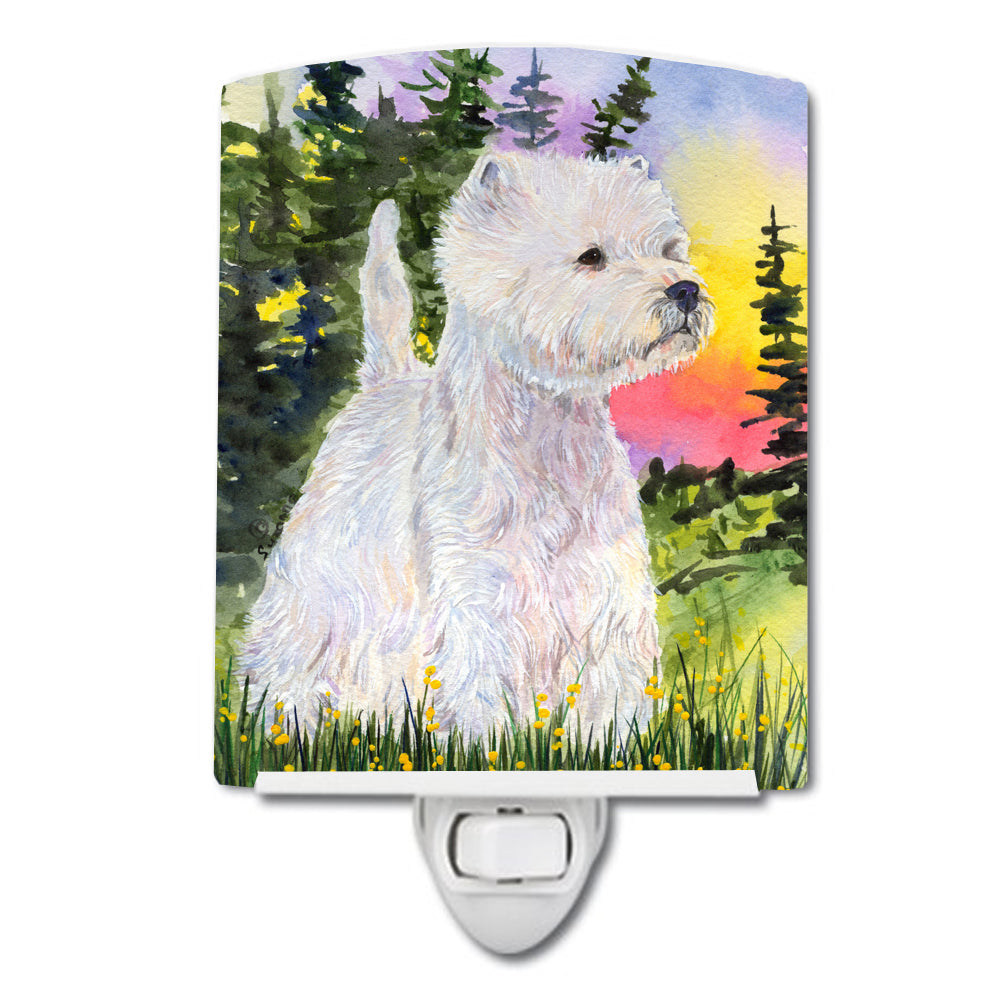 Westie Ceramic Night Light SS1067CNL - the-store.com