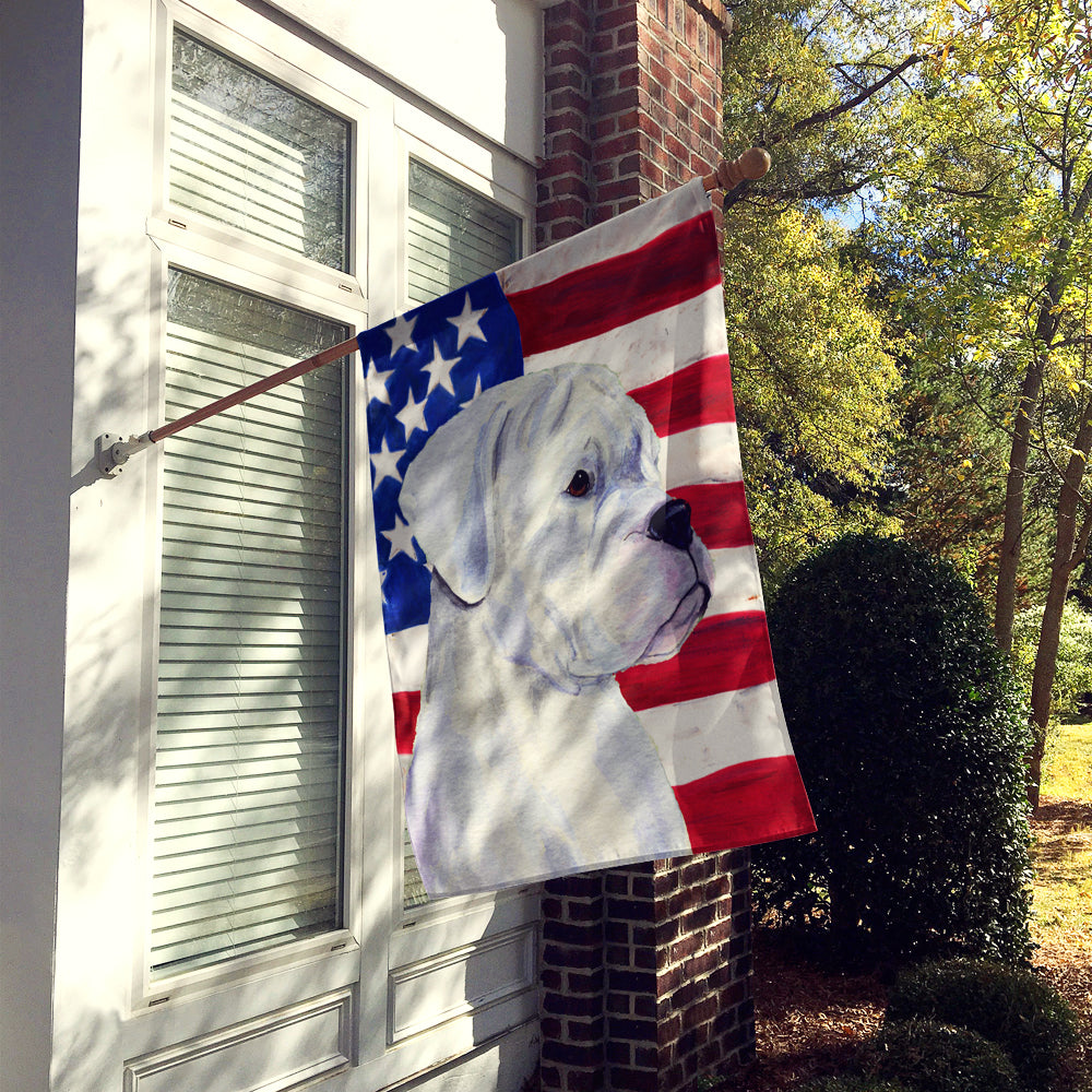 USA American Flag with Boxer Flag Canvas House Size  the-store.com.