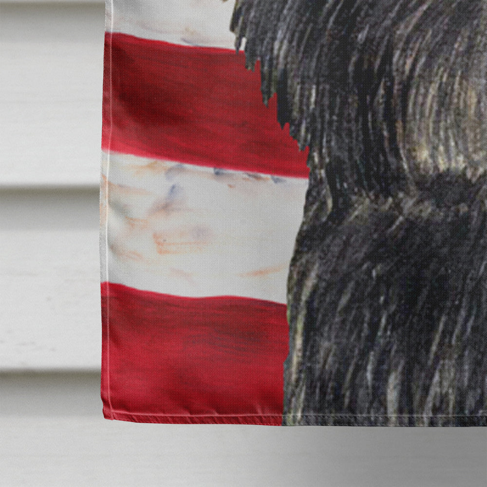 USA American Flag with Affenpinscher Flag Canvas House Size  the-store.com.